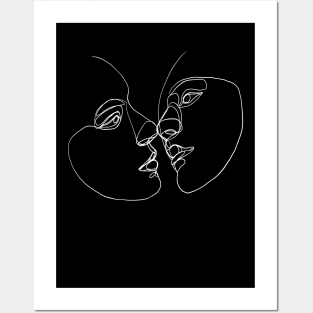 Lovers -inverted Posters and Art